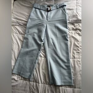 Women’s blue ankle length trousers